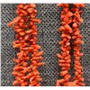 Image 7 : THREE CORAL NECKLACES AND ONE BEAD NECKLACE