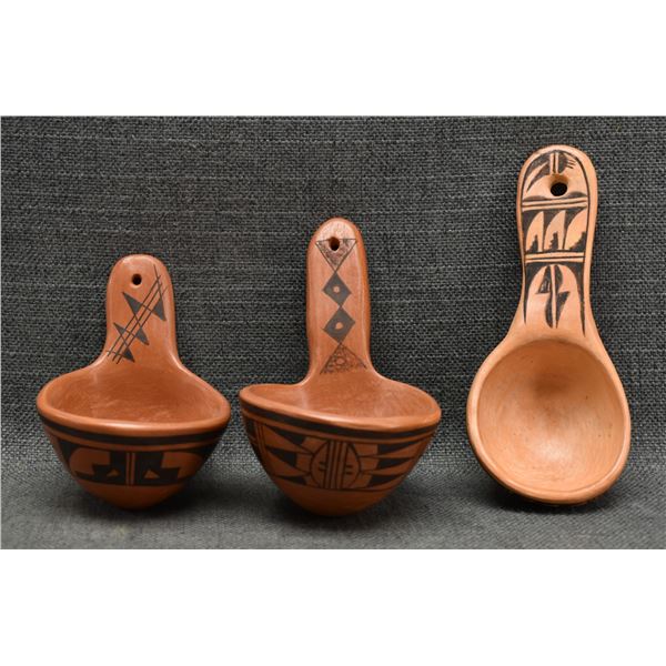 HOPI POTTERY LADLES (BARBARA POLACCA, ANITA POLACCA)