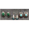 Image 1 : NAVAJO EARRINGS (R.LEE, IRV PAUL, LOUISE YAZZIE)