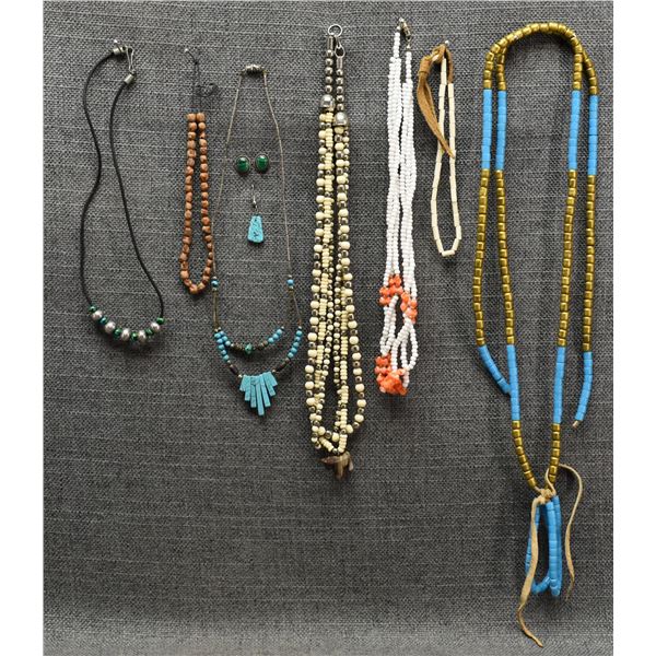NECKLACES, BRACELETS AND BEADS