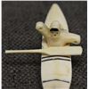 Image 13 : NINE ESKIMO IVORY CARVINGS