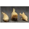 Image 5 : NINE ESKIMO IVORY CARVINGS