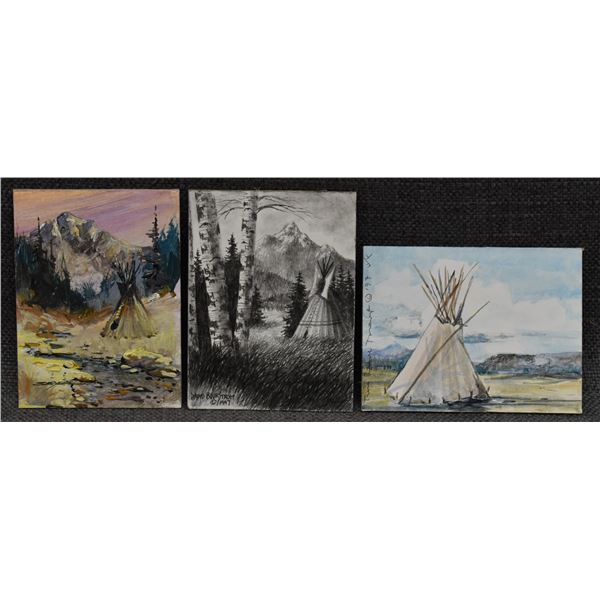 WESTERN PAINTINGS AND SKETCH