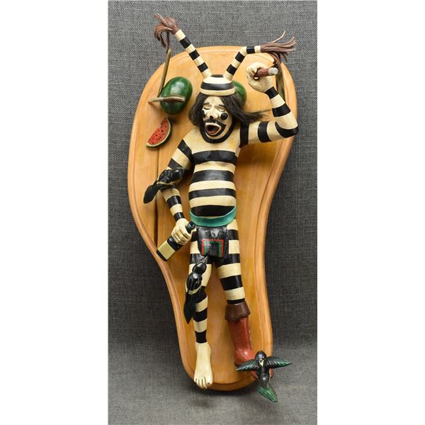 HOPI WOOD CARVING (SIGNED)