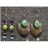 Image 2 : NAVAJO AND ZUNI EARRINGS