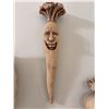 Image 3 : 3 Ceramic Wall Art Vegetables with Faces from Carruth Studio
