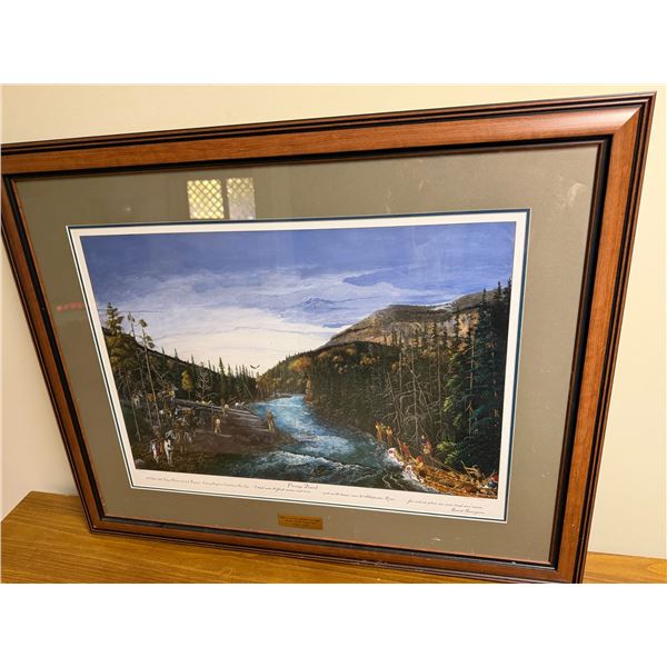 Framed Print 'Peigan Detail' by Daniel Long Soldier