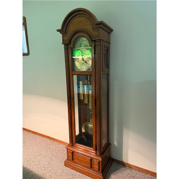 Howard Miller Grandfather Clock With Moon Dial