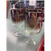 Image 4 : Stainless Rose Flatware Set and Silver Rim Glasses