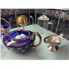 Image 2 : Crown Devon Sutherland Cobalt Teapot & Glassware Set