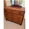 Image 3 : Art Deco Dresser With Octagonal Mirror