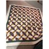 Image 1 : Handmade Pineapple Log Cabin Quilt