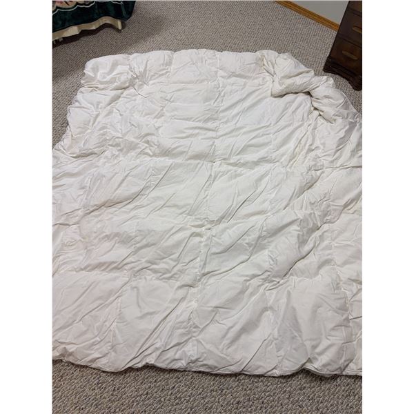 Sears White Down-Filled Duvets