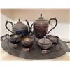 Image 1 : Rounds Sheffield Silver Plate Tea Set, 5 Pieces