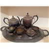 Image 4 : Rounds Sheffield Silver Plate Tea Set, 5 Pieces