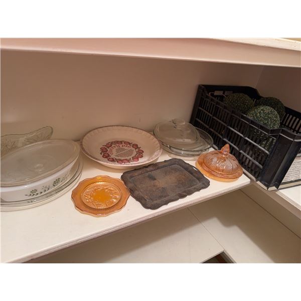 Glass and Ceramic Serveware Lot