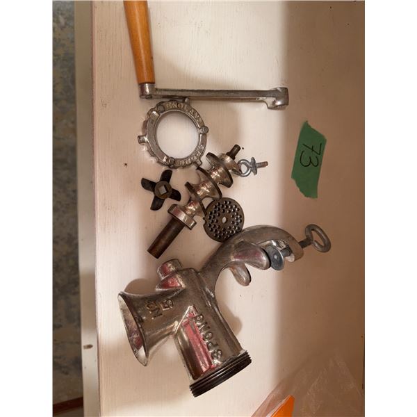 Spong No. 5 Meat Grinder Made in England