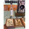 Image 4 : Vintage Decor, Kitchenware & Camera Lot