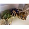 Image 4 : Nautical Decor Lot With Glass Floats and Anchors