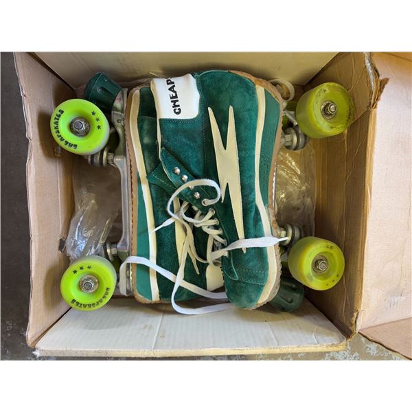 Cheapskates of California Green Roller Skates