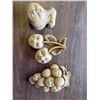 Image 1 : 3 Clay Fruit Face Wall Plaques