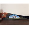 Image 2 : Hand Saw with 2001 Gill Painted House Scene