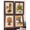 Image 4 : Six Framed Needlepoint Panels
