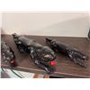 Image 2 : 3 Ceramic Black Panther Figurines Japan