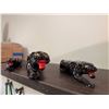 Image 3 : 3 Ceramic Black Panther Figurines Japan