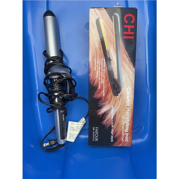 CHI Ceramic Styling Iron & Rusk Heat Freak Iron