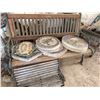 Image 1 : Garden Bench, Mosaic Stepping Stones, Donkey Statue