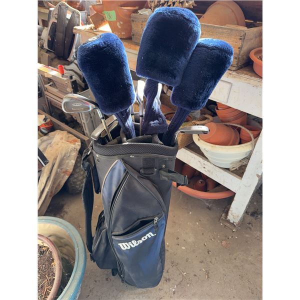 Wilson Golf Club Set With Bag and Golf Balls