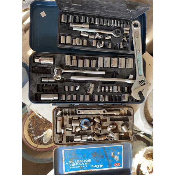 Westward and TKT Socket and Wrench Sets
