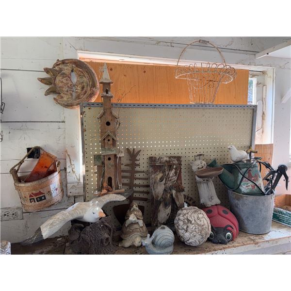 Decorative Garden Ornaments Lot
