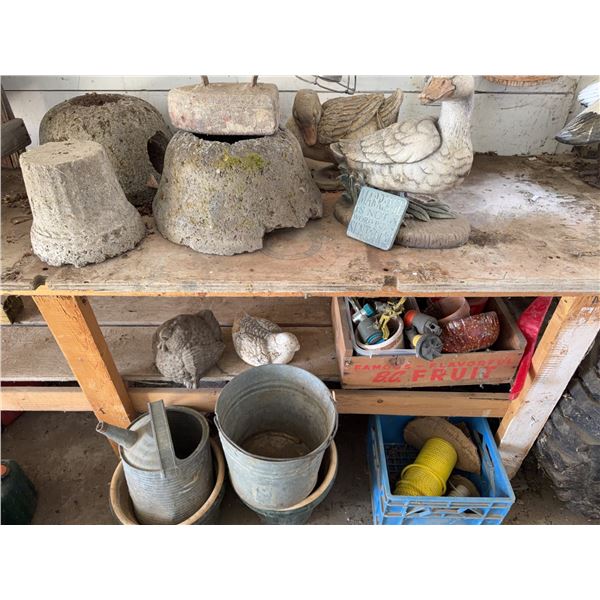 Garden Decor, Tools, and Planters