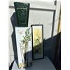Image 1 : 70cm Glass Vase and Asian Art with Shells