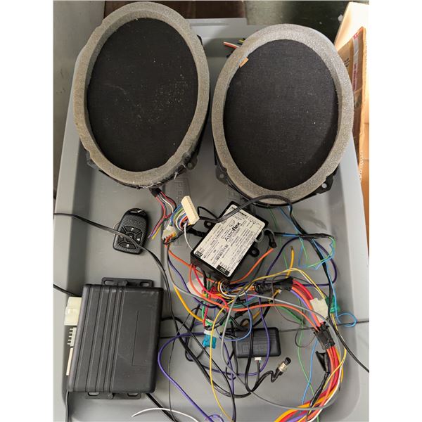 Car Speaker Pair and Astroflex Module Lot