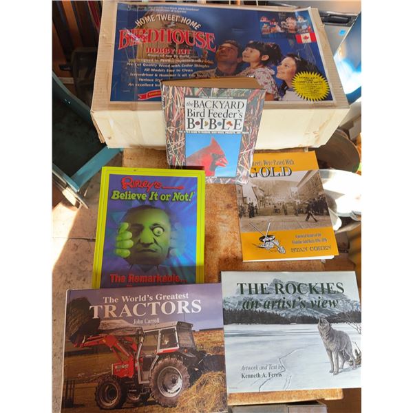 New Birdhouse Kit and Bird Books Collection