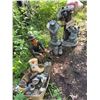 Image 1 : Lawn Statues, Water Fountain and Cowboy Boot Ornaments,