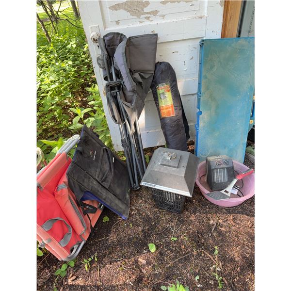 Outdoor Gear Set with Chairs, Table, Heater