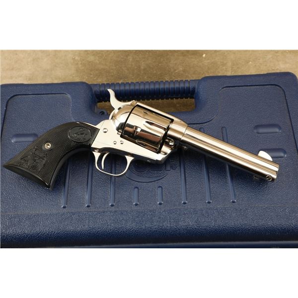 Boxed 3rd Gen Colt Single Action Army Saa P3841 Nickel 4.75" .38-40 Wcf Revolver, 1997