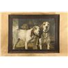 Image 2 : Antique 1907 Winchester Henry R. Poore "bear Dogs" Framed Advertising Print Original Rare