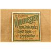 Image 1 : Antique Early 1900's Winchester Rifles Shotguns Dealer Felt Counter Mat 12x12 Firearms Ammo Ad