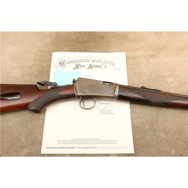 Winchester Model 1903 Deluxe .22 Win. Auto 20" Semi-auto Rifle & Letter, 1910 C&r