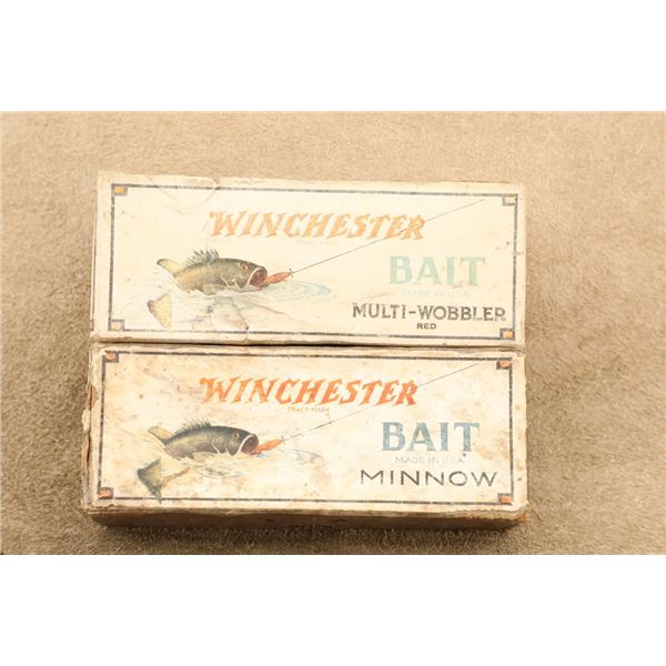 Vintage Winchester Lures: Minnow No. 9011 & Multi Wobbler No. 9204 With Original Boxes