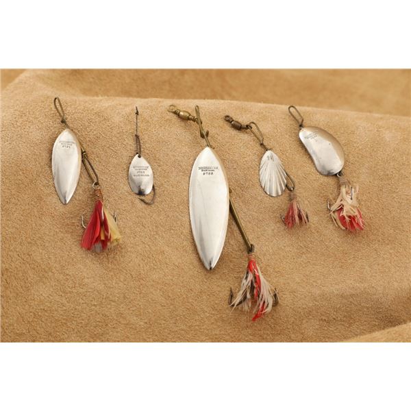 Winchester Fishing Feathered Spoons No. 9635, 9642, 9763, 9781, And 9785