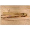 Image 2 : Winchester Split Bamboo 9' Three Piece Fly Rod With Bamboo Tip Tube & Cloth Bag
