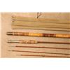 Image 3 : Winchester Split Bamboo 9' Three Piece Fly Rod With Bamboo Tip Tube & Cloth Bag