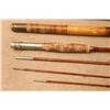 Image 6 : Winchester Split Bamboo 9' Three Piece Fly Rod With Bamboo Tip Tube & Cloth Bag