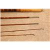 Image 9 : Winchester Split Bamboo 9' Three Piece Fly Rod With Bamboo Tip Tube & Cloth Bag